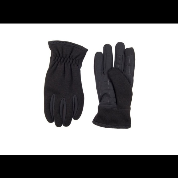 Mens Levi's Mixed Media Touchscreen Gloves - Picture 1 of 2
